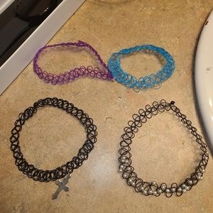 4 pcs chocker set
